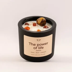 edelsteen geurkaars the power of life
