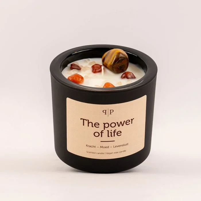 edelsteen geurkaars the power of life